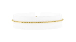 Italian 18kt Gold Vermeil Rope-Chain Anklet