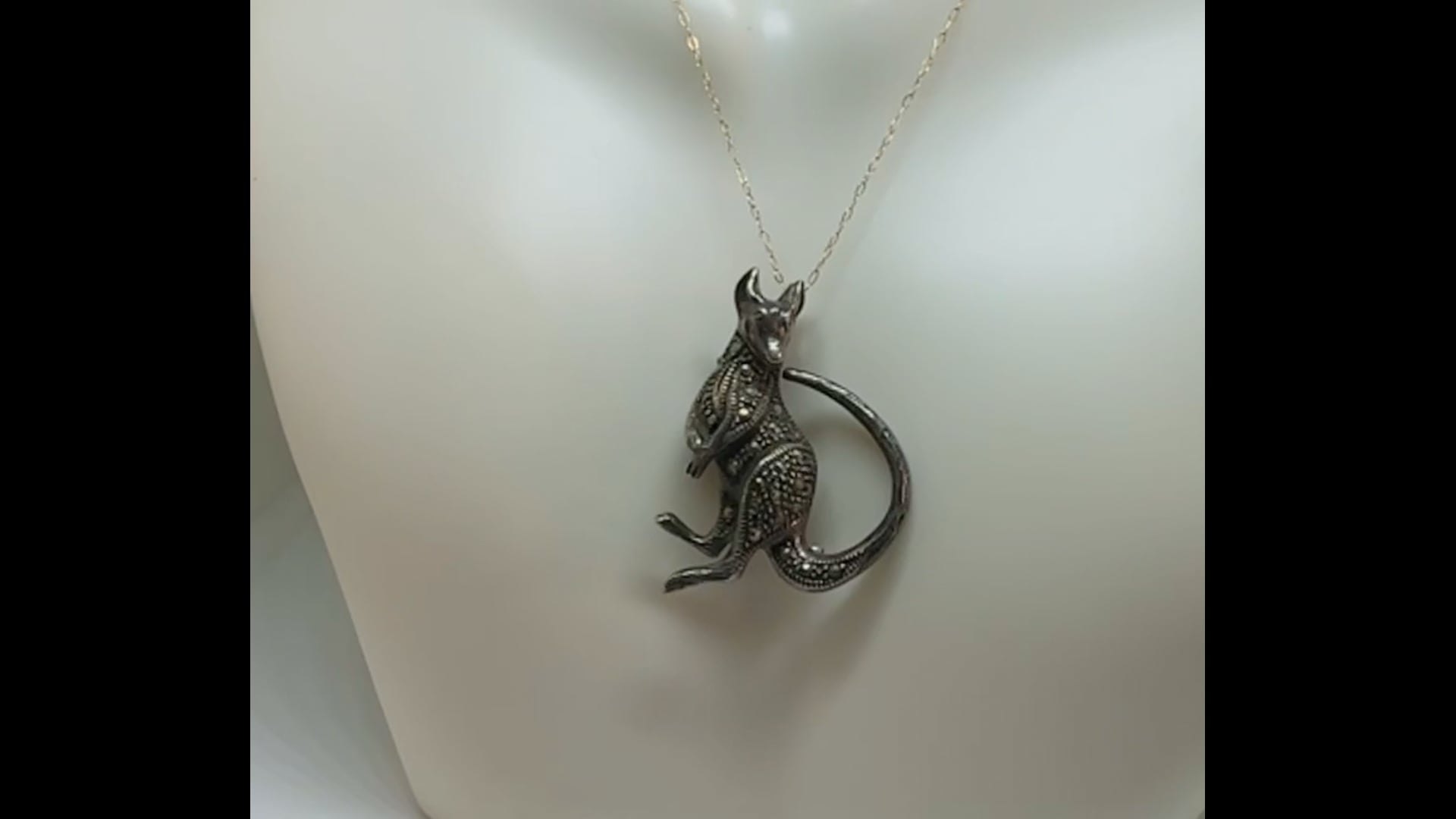 Collier Art Déco En Argent Massif Années 1920/1930 - Vintage, Poinçonné