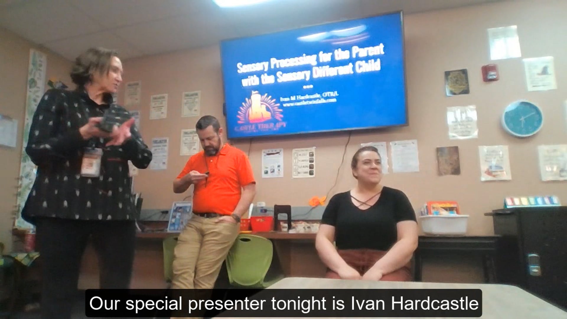 Parent Night - March 2025 Sensory Processing with Ivan Hardcastle