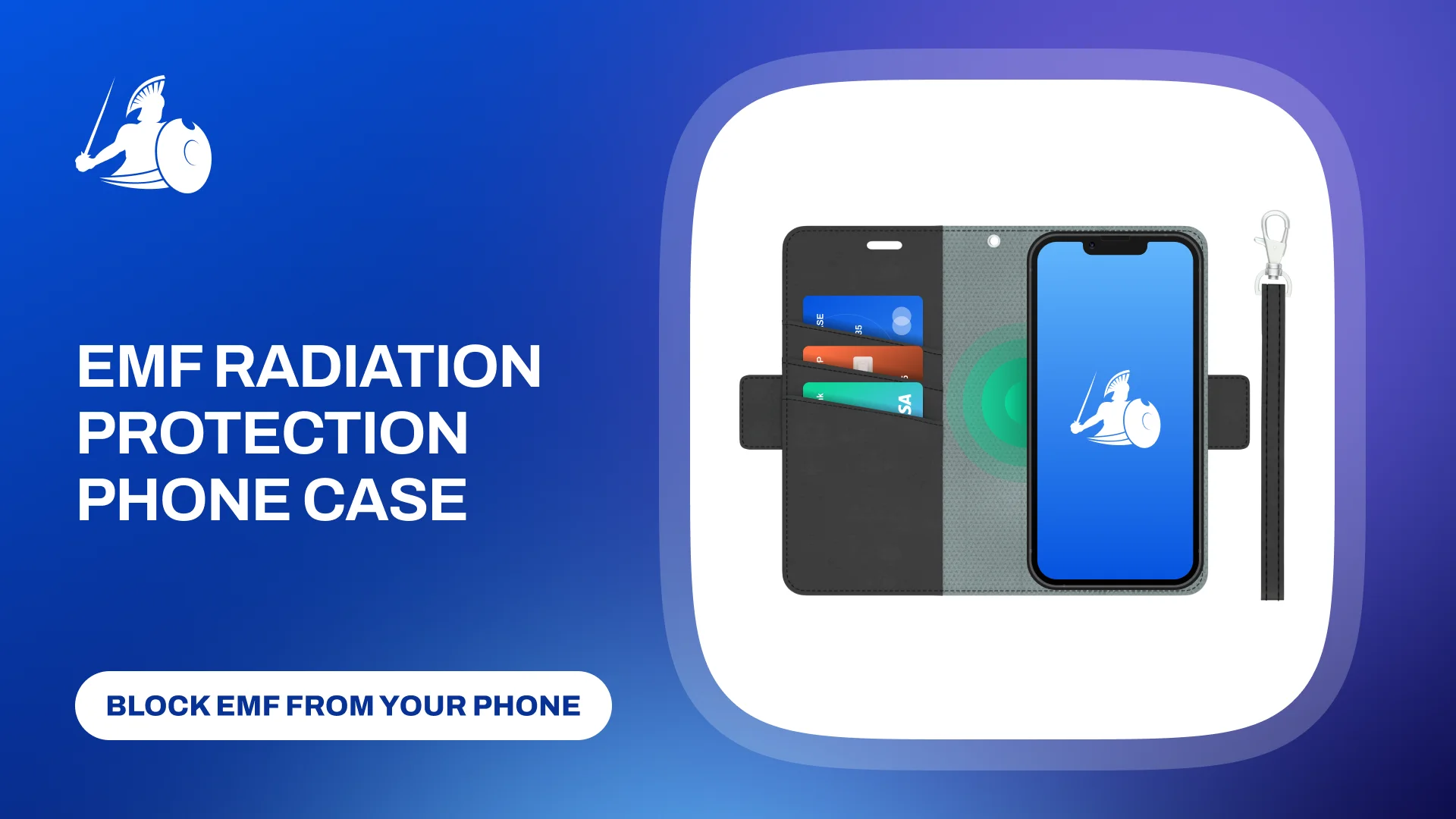 DefenderShield Cell Phone EMF Radiation Protection Magnetic Wallet Case