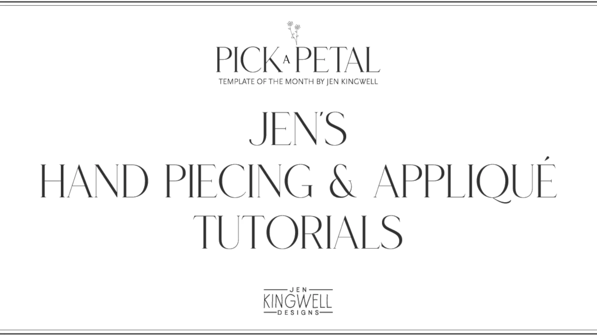 Watch Pick A Petal - Free Video Tutorials Online |   On Demand  