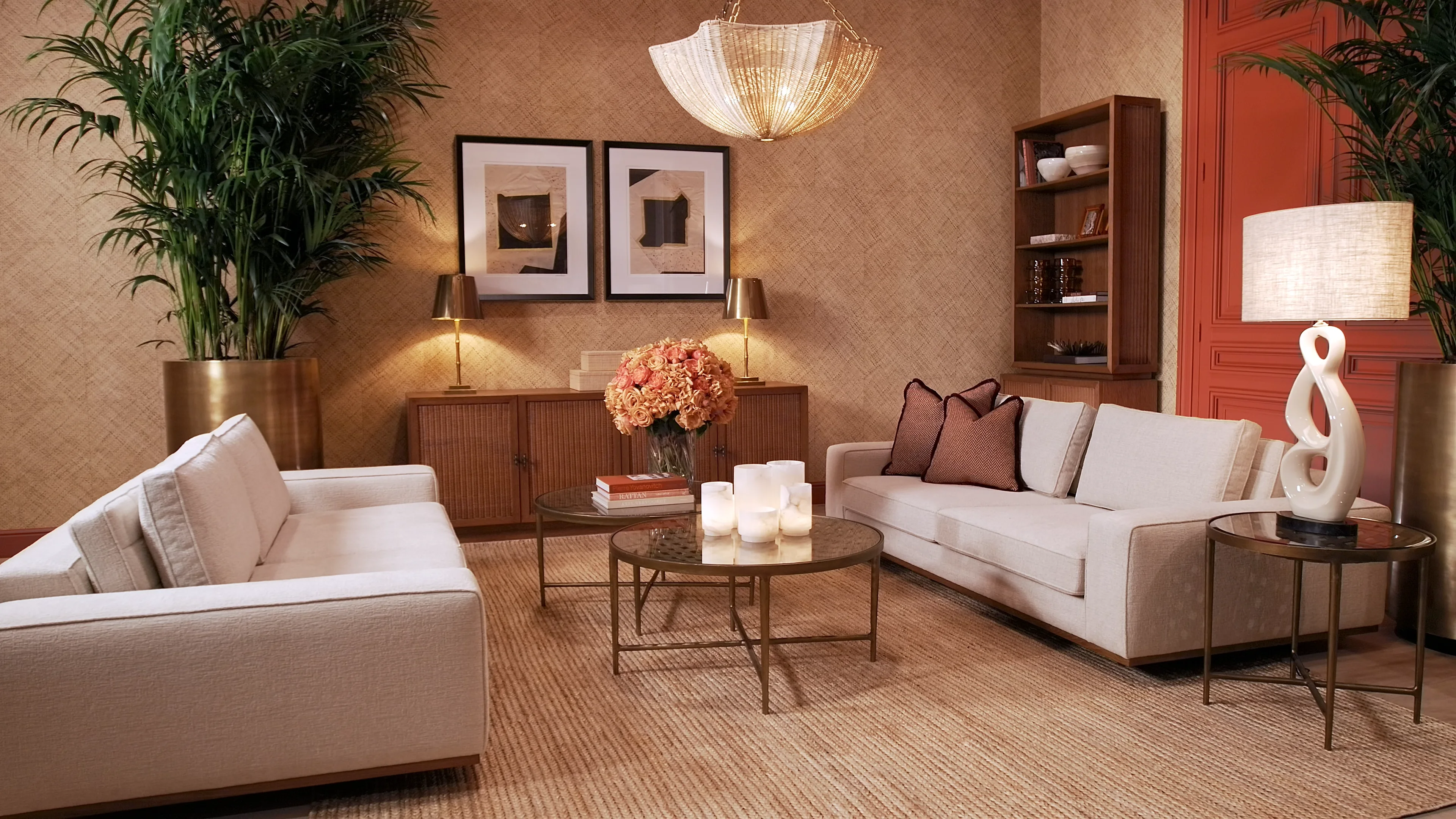 Kauai Large Red Cushion