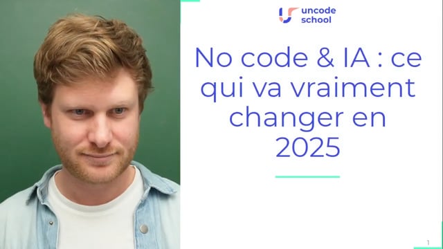 No code & IA : ce qui va vraiment changer en 2025