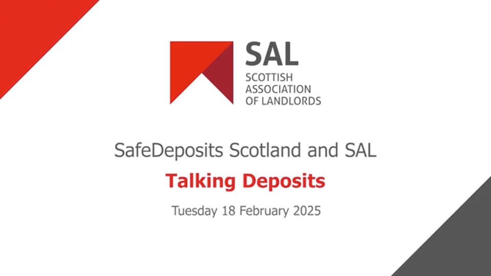 Talking deposits with SafeDeposits Scotland and SAL