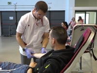 Bona acollida de la primera donació de sang per Setmana Santa