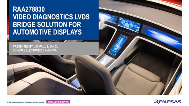 ASIL B video diagnostics for automotive displays
