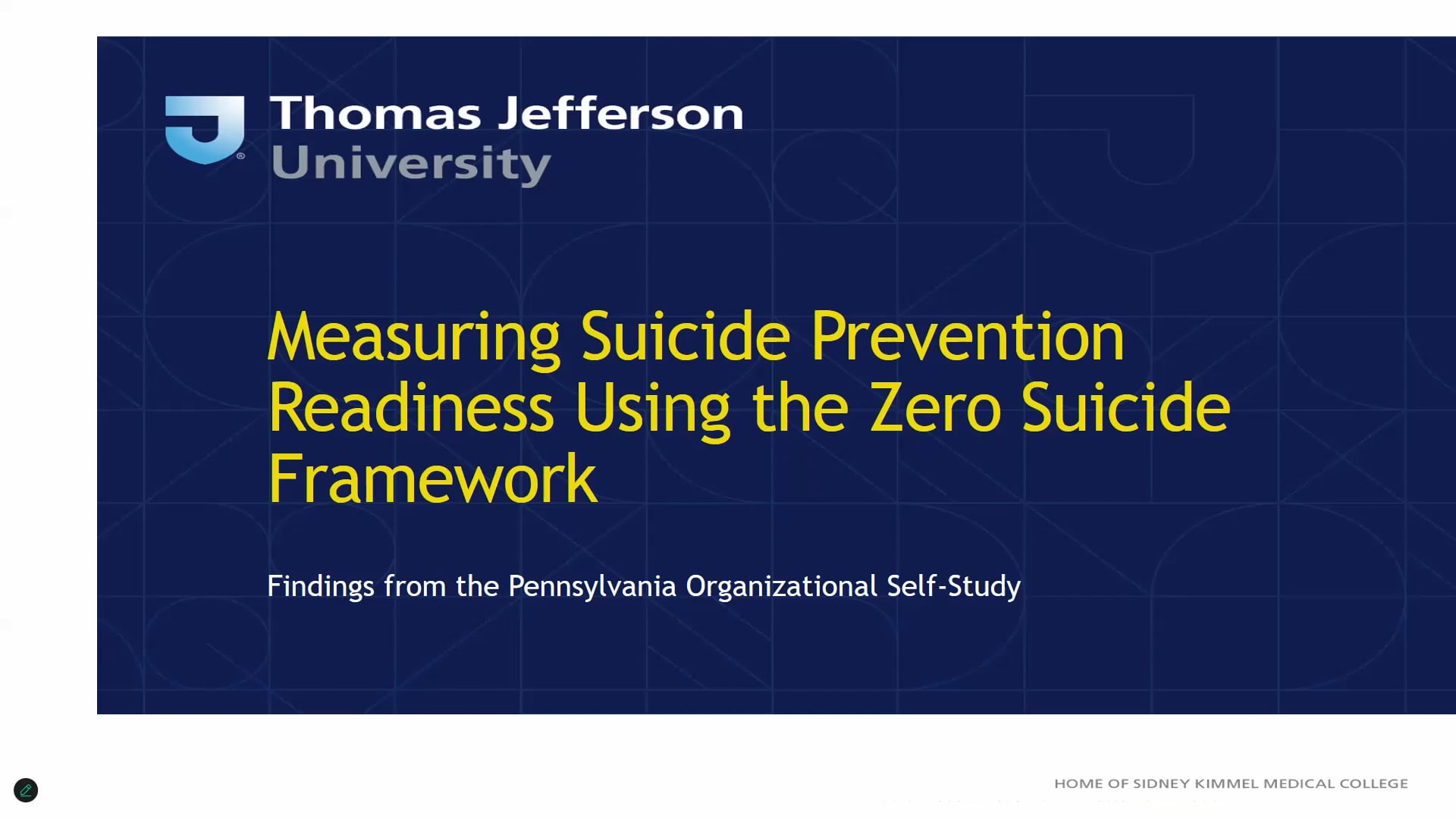 Measuring Suicide Prevention Readiness Using the Zero Suicide Framework