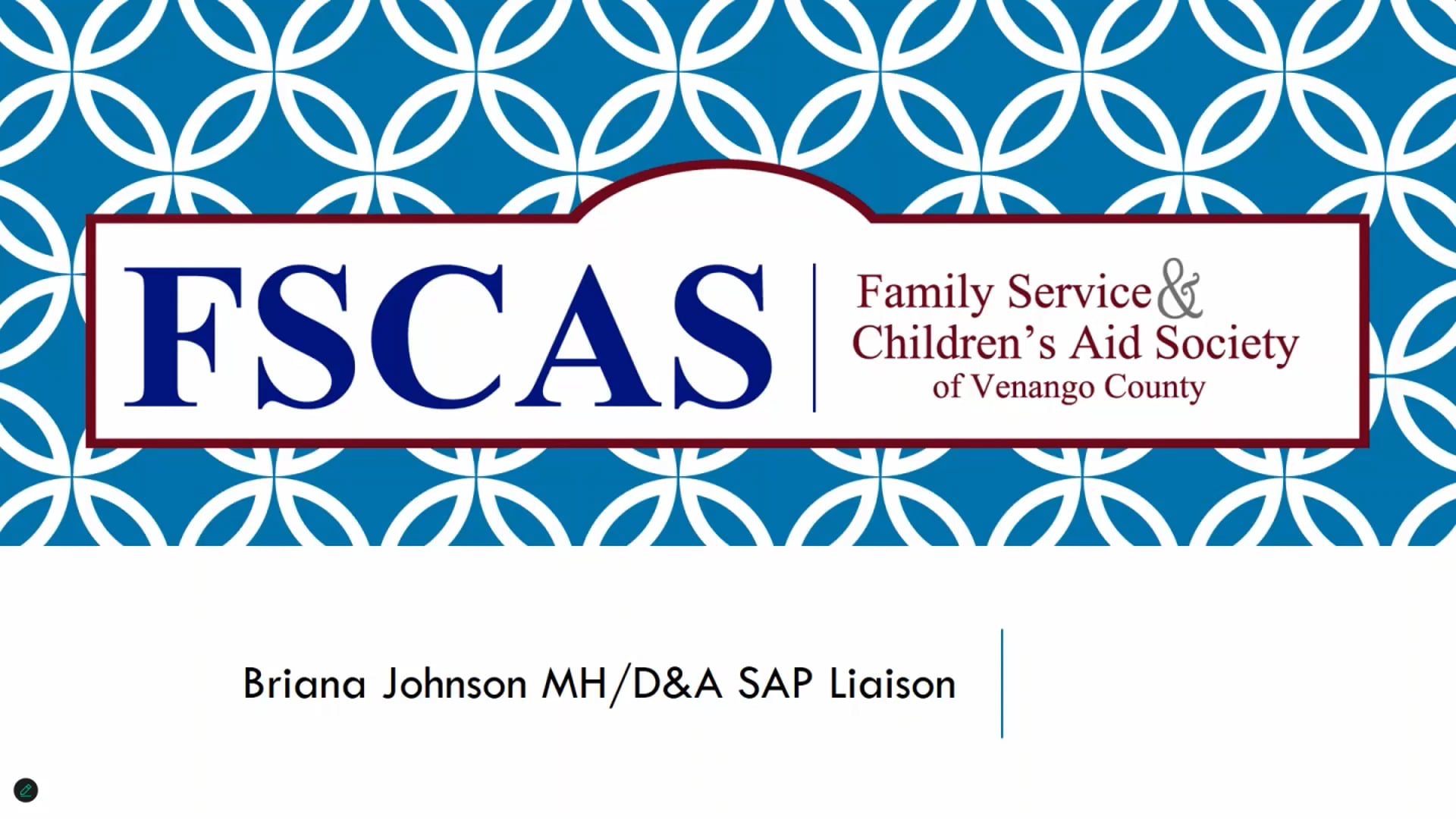 Family Service & Children's Aid Society of Venango County (Spotlight Check-In)