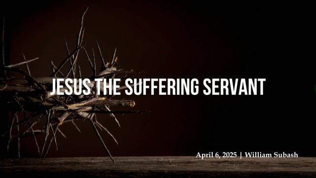 Jesus the Suffering Servant