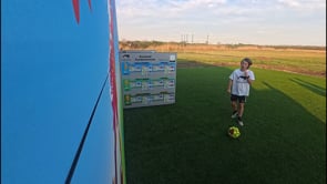 Skill 11) Passing - Laces Left Foot 1 Touch