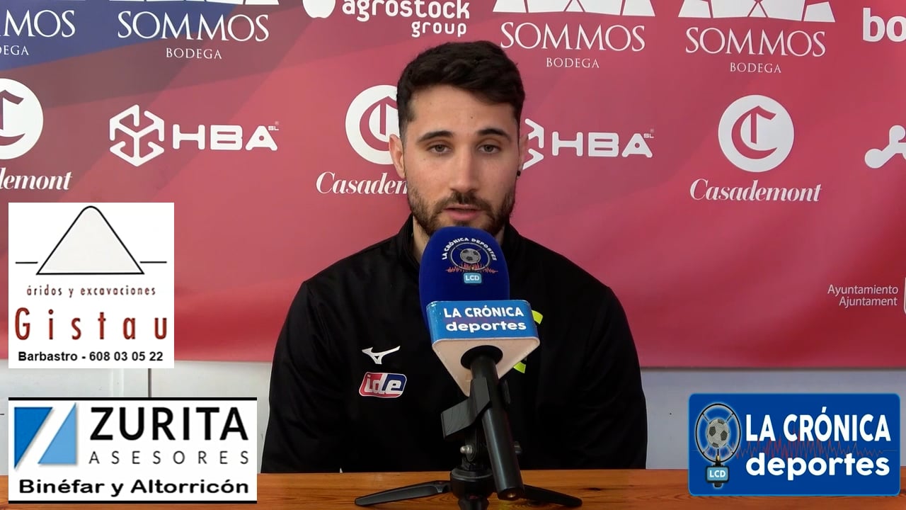 JAVI ALMERGE (Jugador Zuera) UD Fraga 0-0 CD Zuera / Jor. 31 / Tercera Rfef