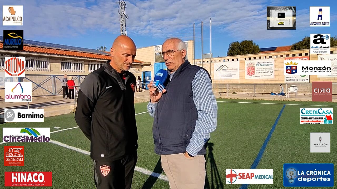 ISMAEL MARIANI (Entrenador Monzón) Epila 1-3 At.Monzón Alumbra / J 31 / 3ª RFEF