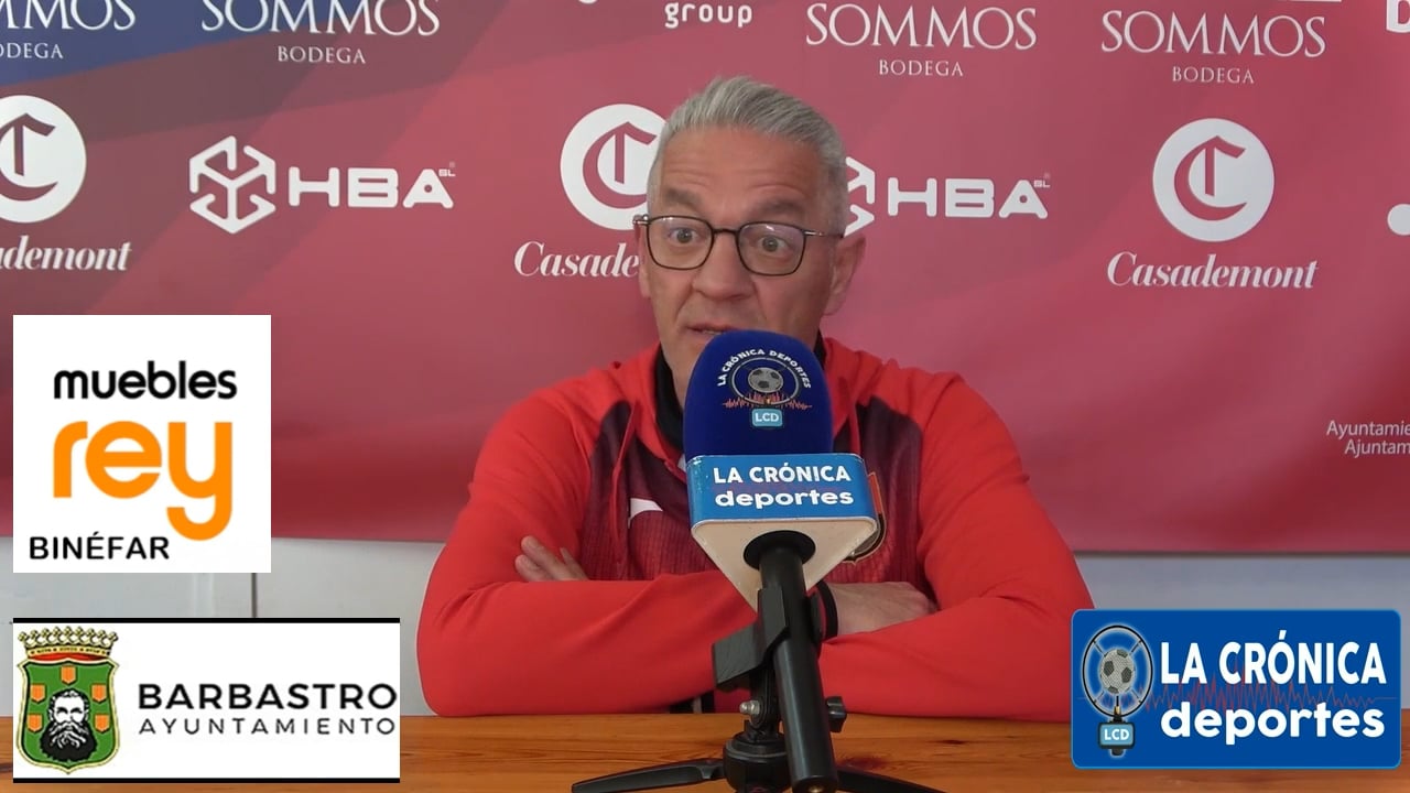 MIGUEL RUBIO (Entrenador Fraga) UD Fraga 0-0 CD Zuera / Jor. 31 / Tercera Rfef
