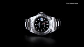 Pre-Owned Rolex Explorer ll Mens 40mm Automatic Watch in Stainless Steel