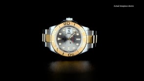 Pre-Owned Rolex Yacht-Master Mens 40mm Automatic Watch in Stainless Steel with 18kt Yellow Gold