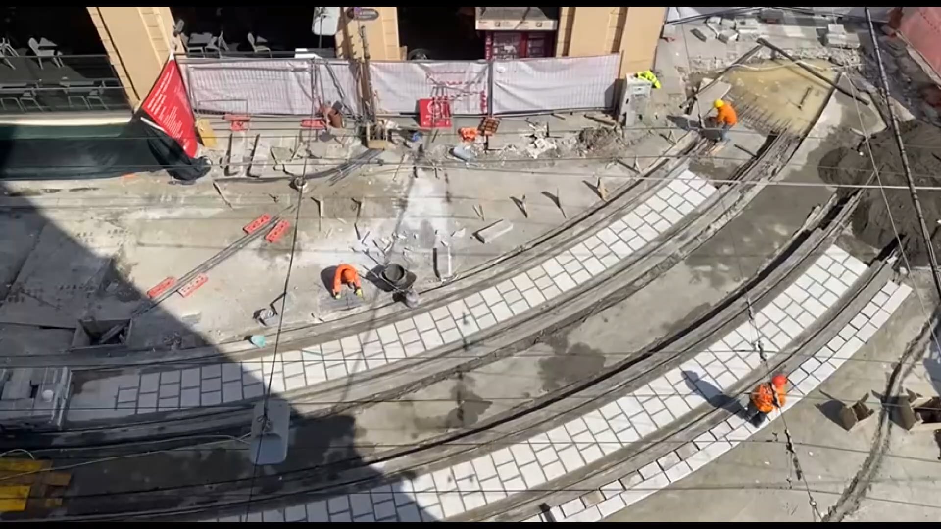 Avanzano i lavori del tram, nei  prossimi giorni i cantieri si sposteranno