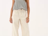 Black and white striped top with balloon shape | My Jewellery