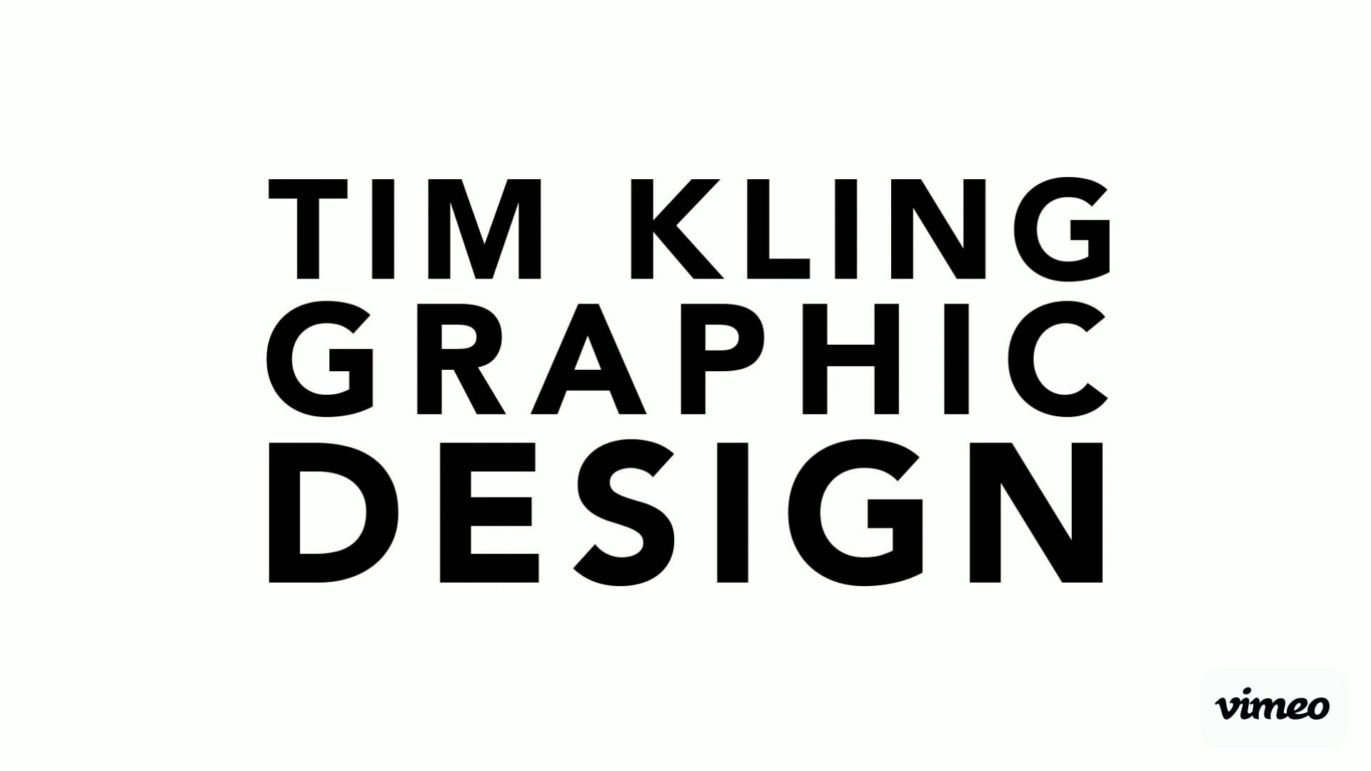 Tim Kling Graphic Design