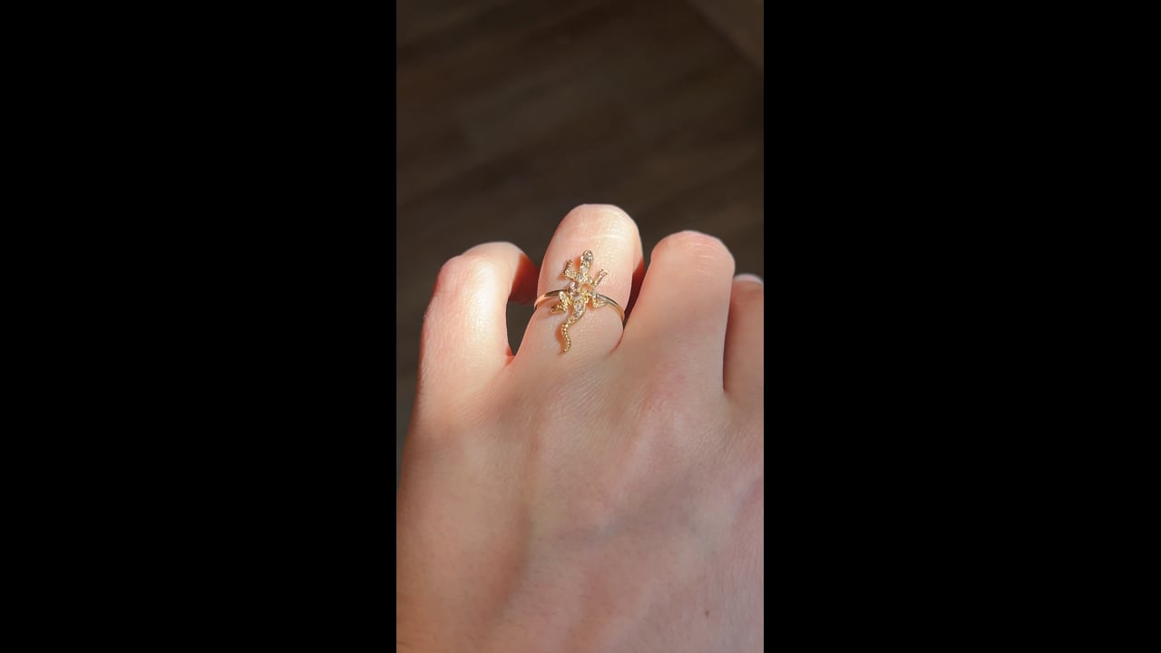 10 Antique Victorian Diamond Lizard Ring in 10k – Filigree Jewelers