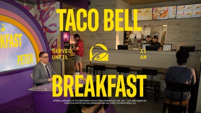 Taco Bell - Breakfast Crunchwrap Pete Davidson -Breakfast With Peter- 30