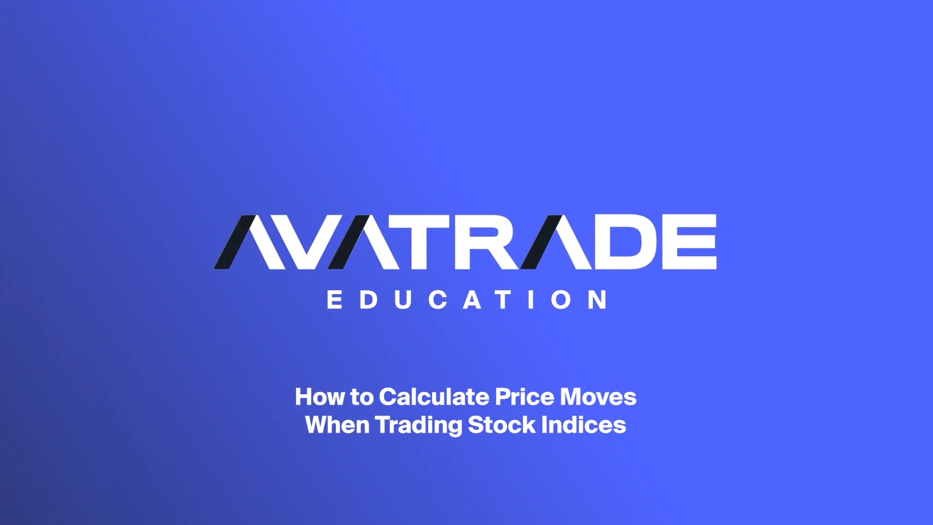 Calculating Price Moves in Indexes
