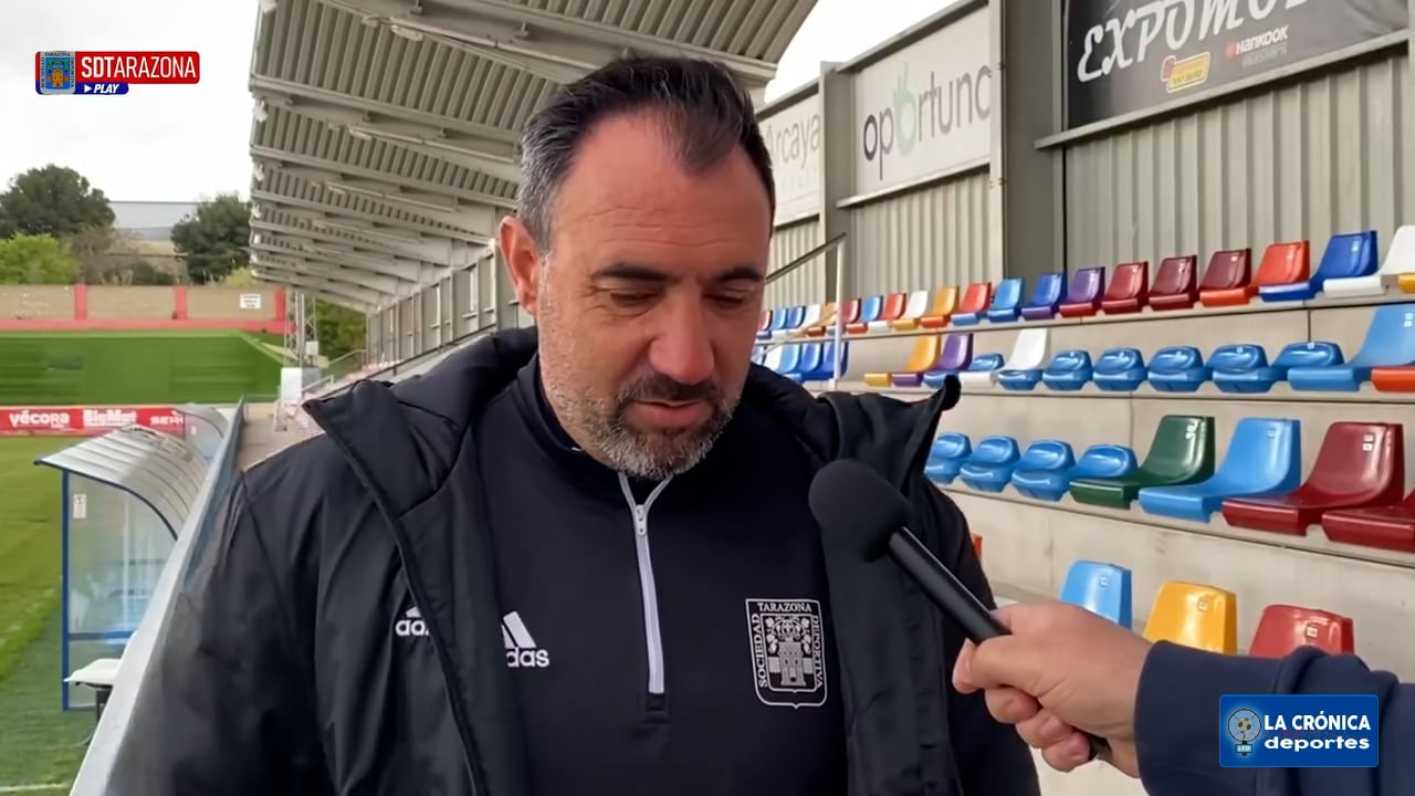 LA PREVIA / RC Celta de Vigo "B" - SD Tarazona / Juanma Barrero (Entrenador Tarazona) J33 - 1ª RFEF / Fuente: SD Tarazona 