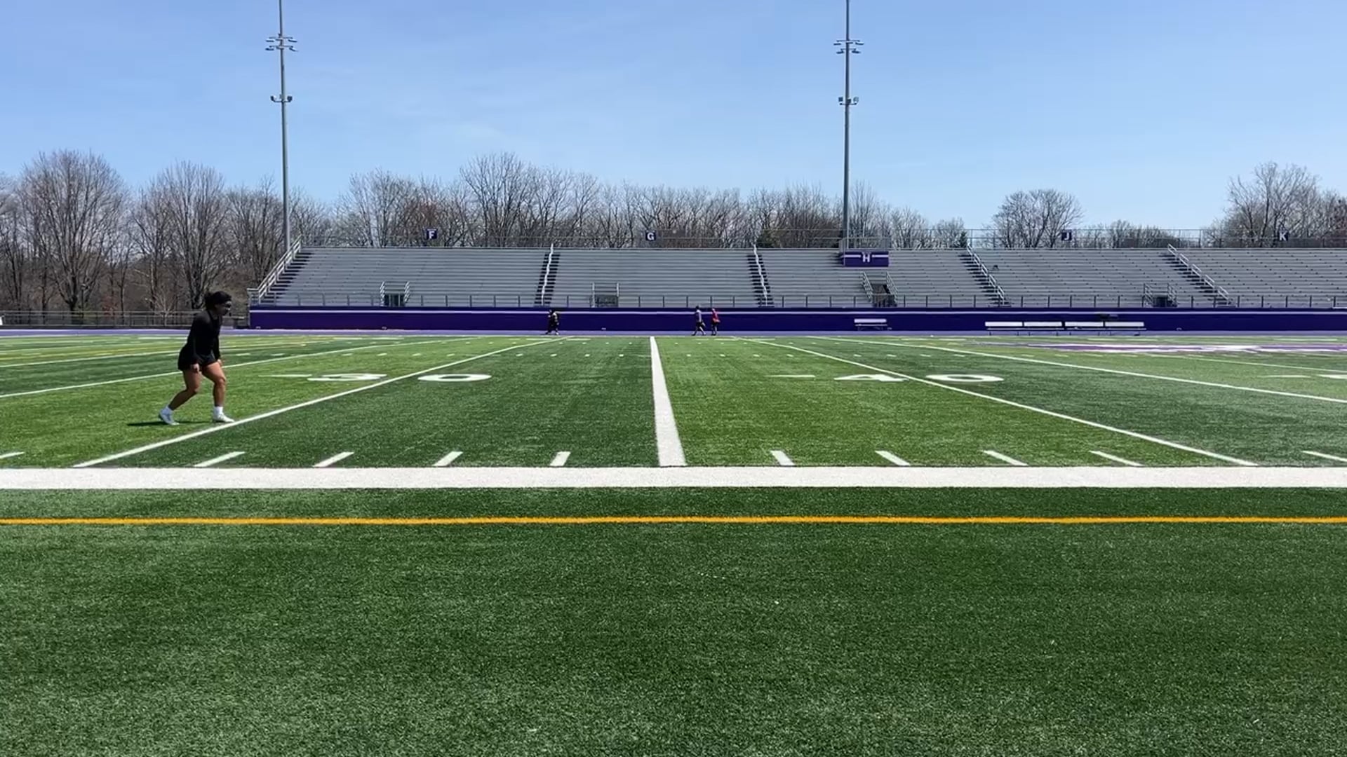 Watch Olivia Ghosh's 10 Yard Dash: Lab Test