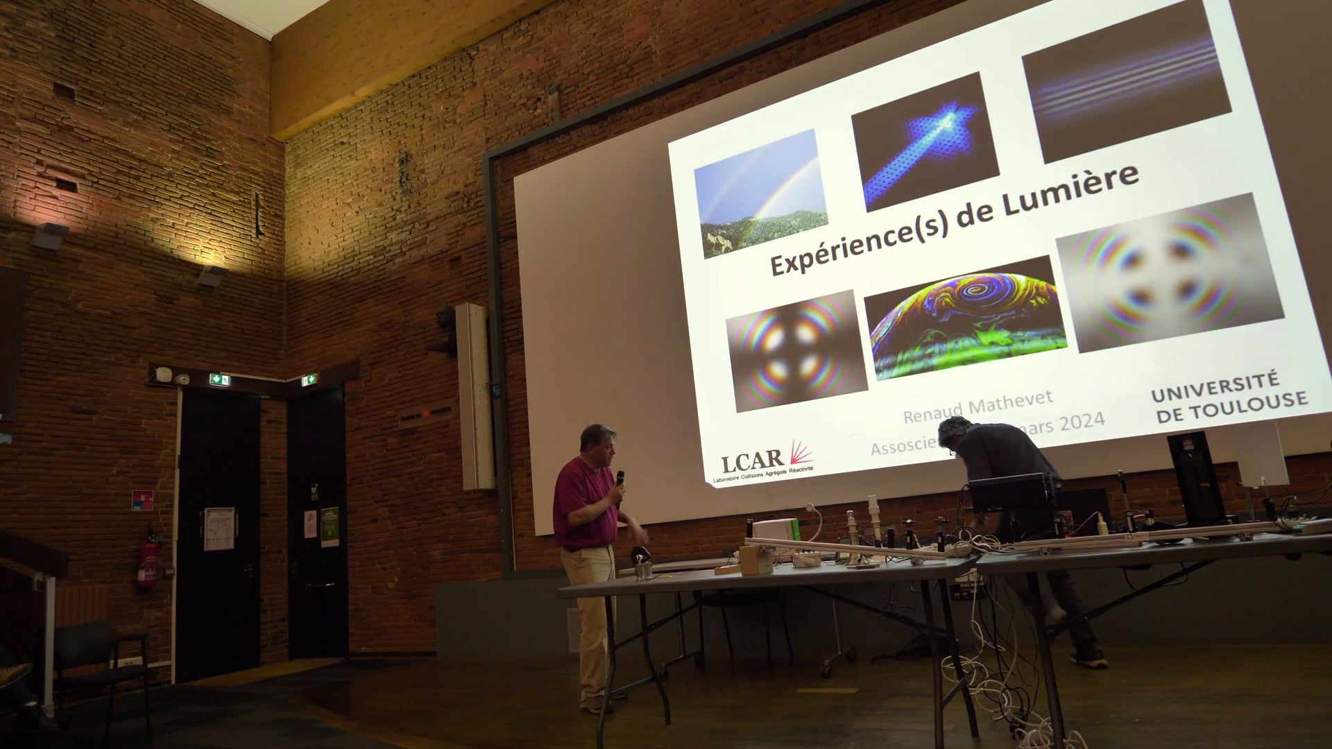 18 mars 2025 Renaud Mathevet Expériences de lumière