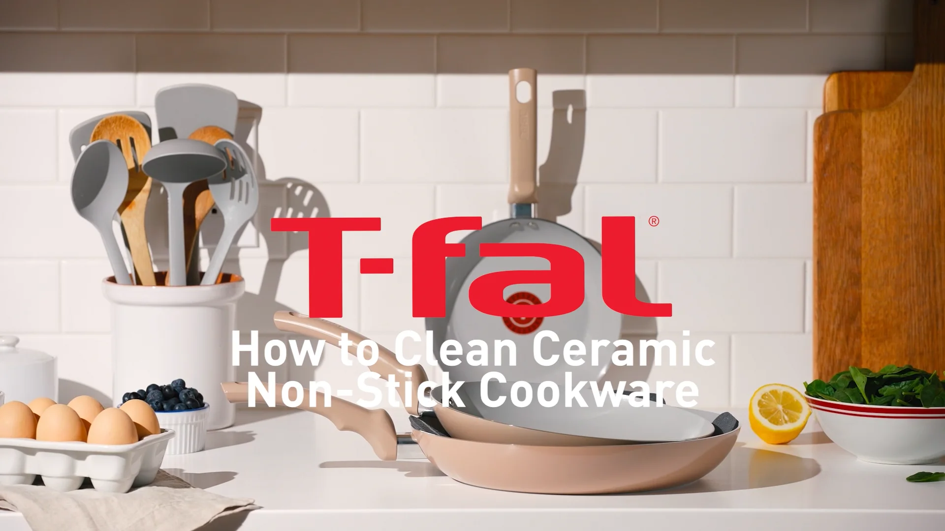 Refresh Ceramic Non-Stick Fry Pan Set, 20cm & 26cm – Durable