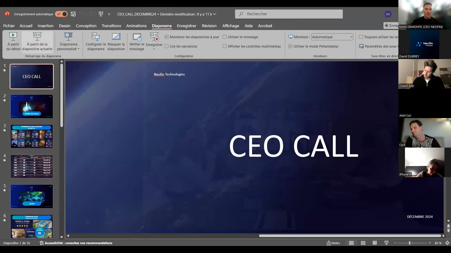 CEO CALL Décembre 2024
