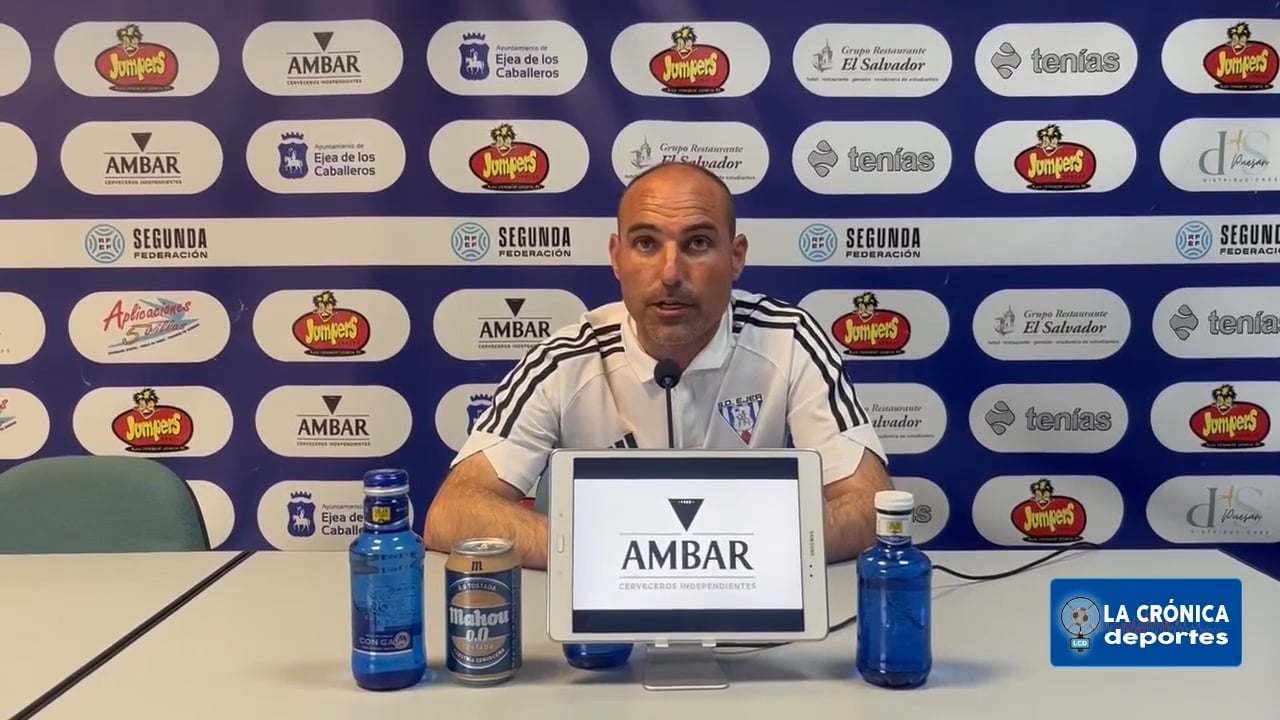 IVÁN MARTÍNEZ (Entrenador Ejea) SD Ejea 0-1 Arenas de Getxo / Jor. 32 - Segunda Rfef / Gr 2