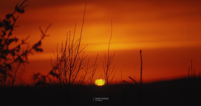 An April Sunset