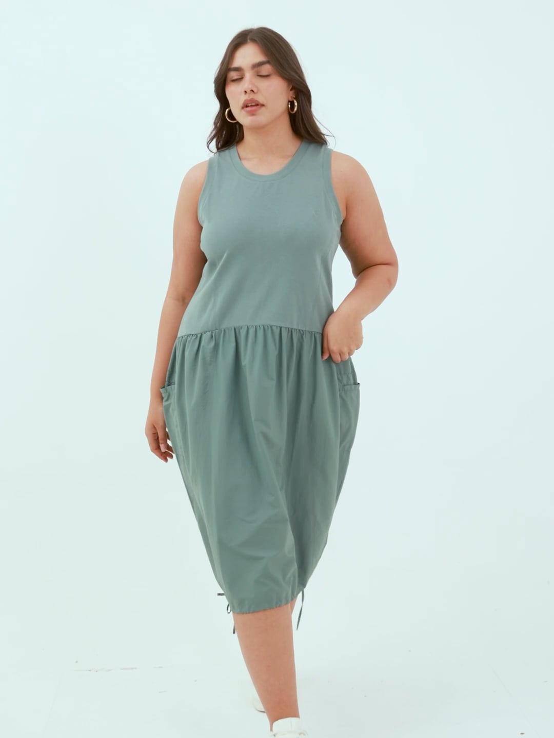 JUMP & ONOT,299.9000,שמלה שילוב בדים כיסים,in-stock