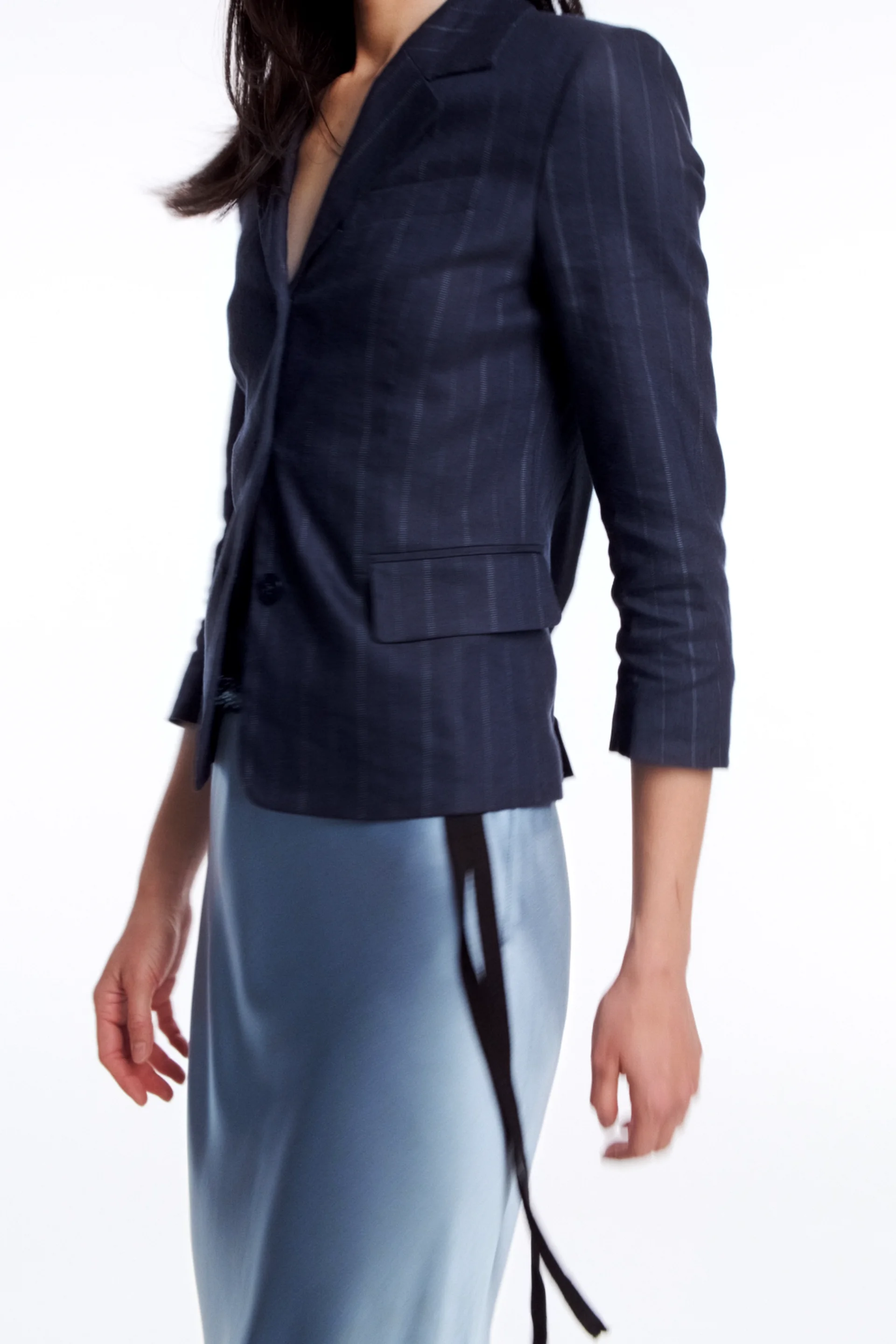 DOROTHEE SCHUMACHER ネイビー　春ジャケット 2号 MODERN SOPHISTICATION jacket | Dorothee Schumacher