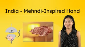India - Mehndi-Inspired Hand