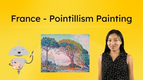 France - Pointillism Painting