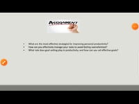 assignment of productivity