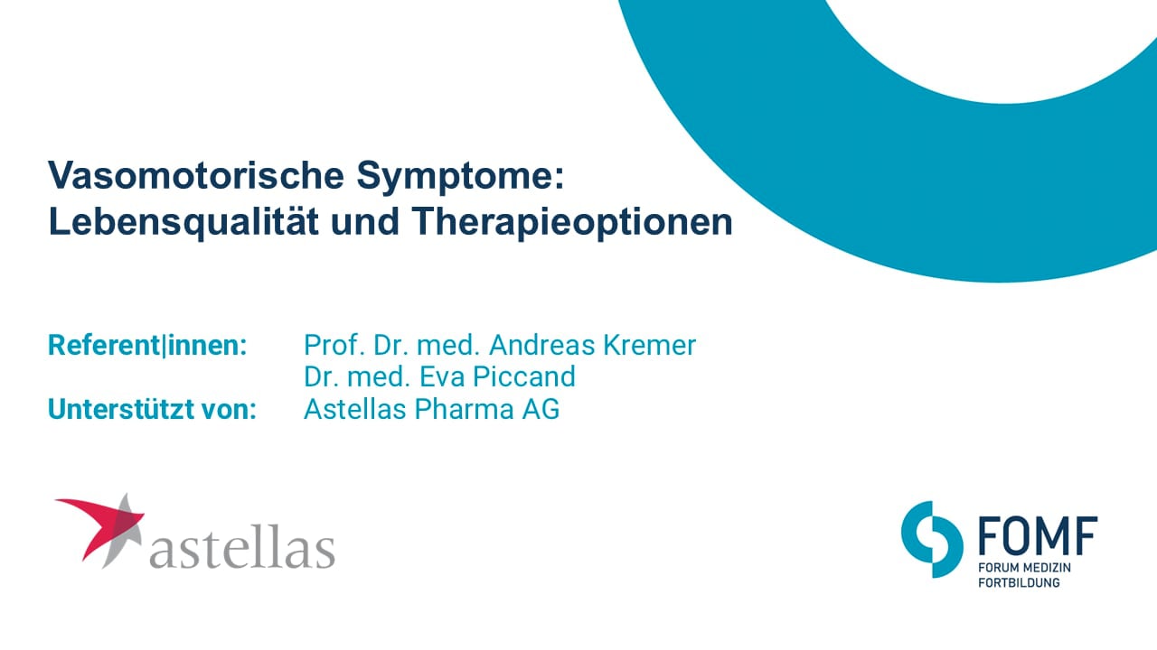 Vasomotorische Symptome: Lebensqualität und Therapieoptionen