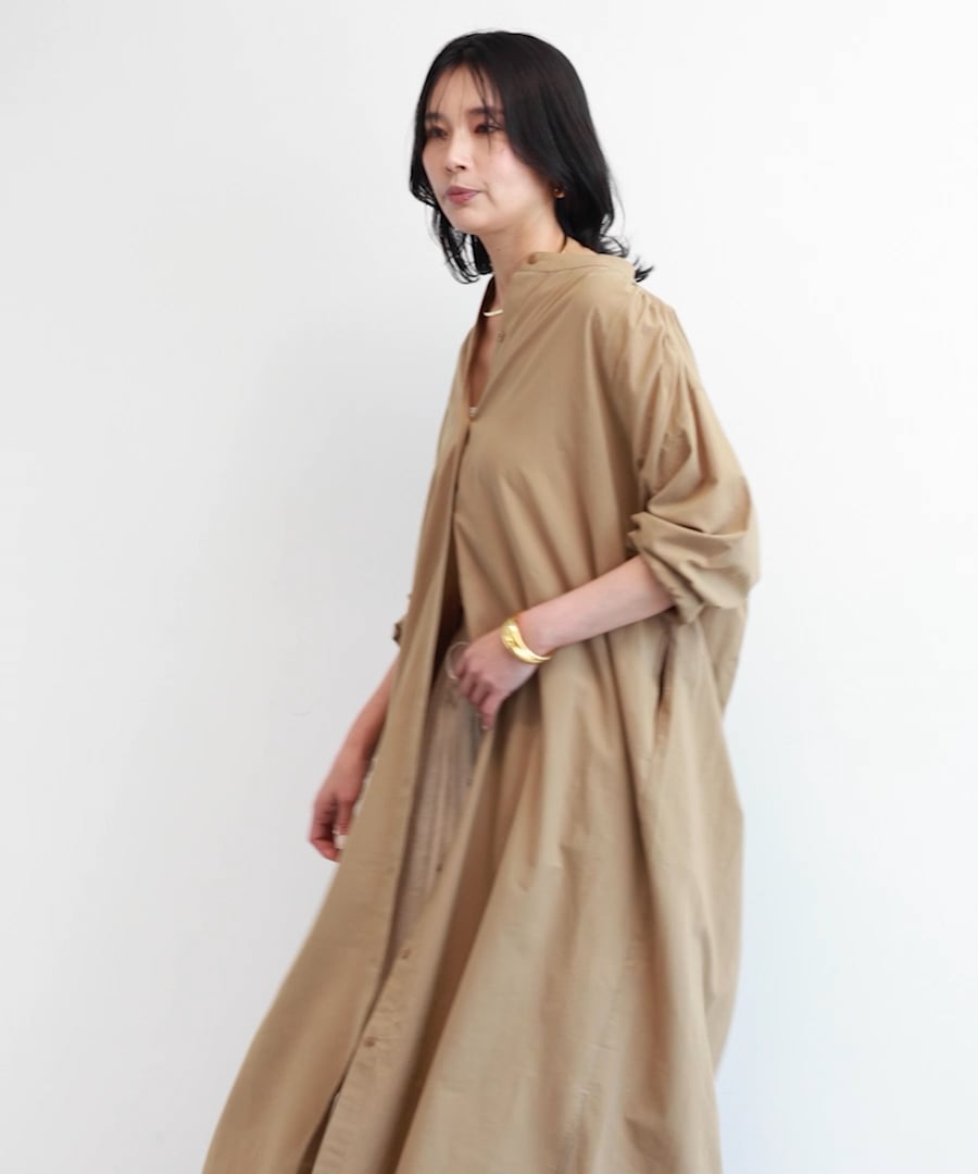 BARNYARDSTORM  リネンロングシャツ　ワンピース　ロングシャツ BARNYARDSTORM リネンロングシャツ ワンピース ロングシャツ