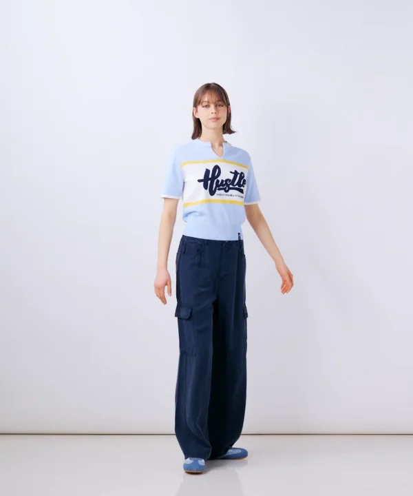 テンセルデニム PICCIN パンツ テンセルデニムワイドイージーパンツ レディース