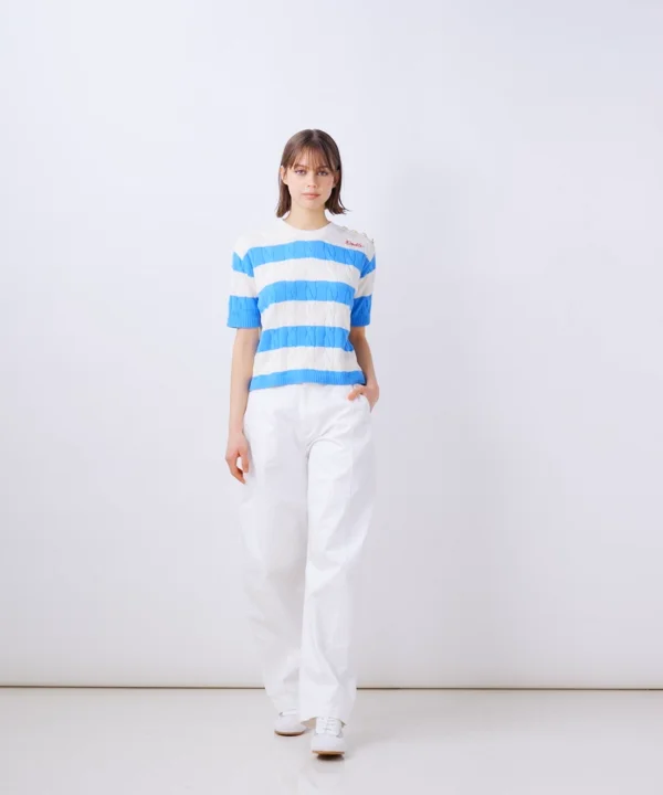 DSC / ボーダーサマーニット TOPS Night STORE | ダブルスタンダード  