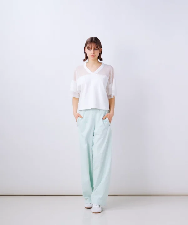 ESSENTIAL / 裏毛ドットチュールトップス TOPS Night STORE