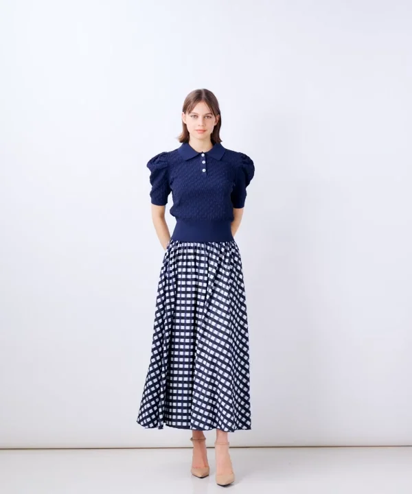 COMME des GARCONS コムデギャルソン ギンガムチェック フレア