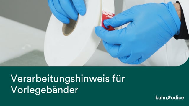 Vorlegebänder richtig verarbeiten