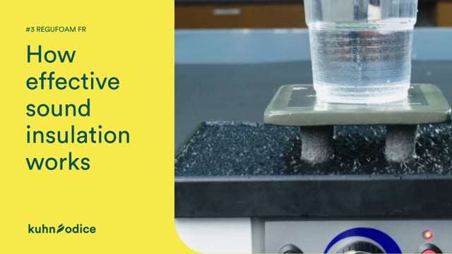 #3: How does vibration isolation work with REGUFOAM FR?