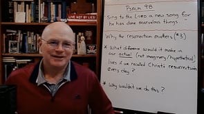 "Why the Resurrection Matters" (#3) (Replay from April 2021)