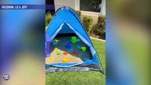 Sand Box Tent Hack!