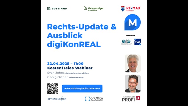 Rechts-Update & Ausblick digiKonREAL