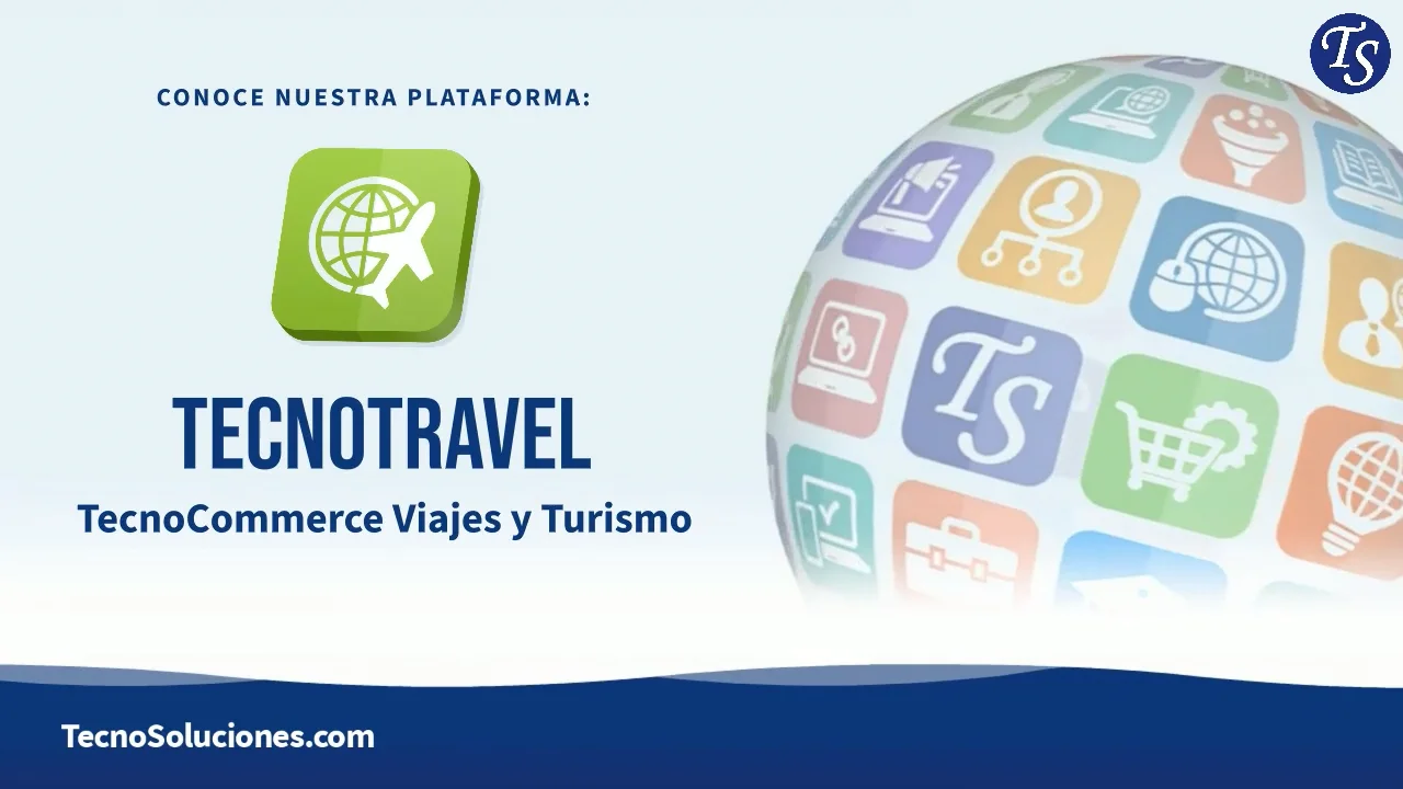 TecnoCommerce Viajes y Turismo con TecnoCRM, image size:1280x720