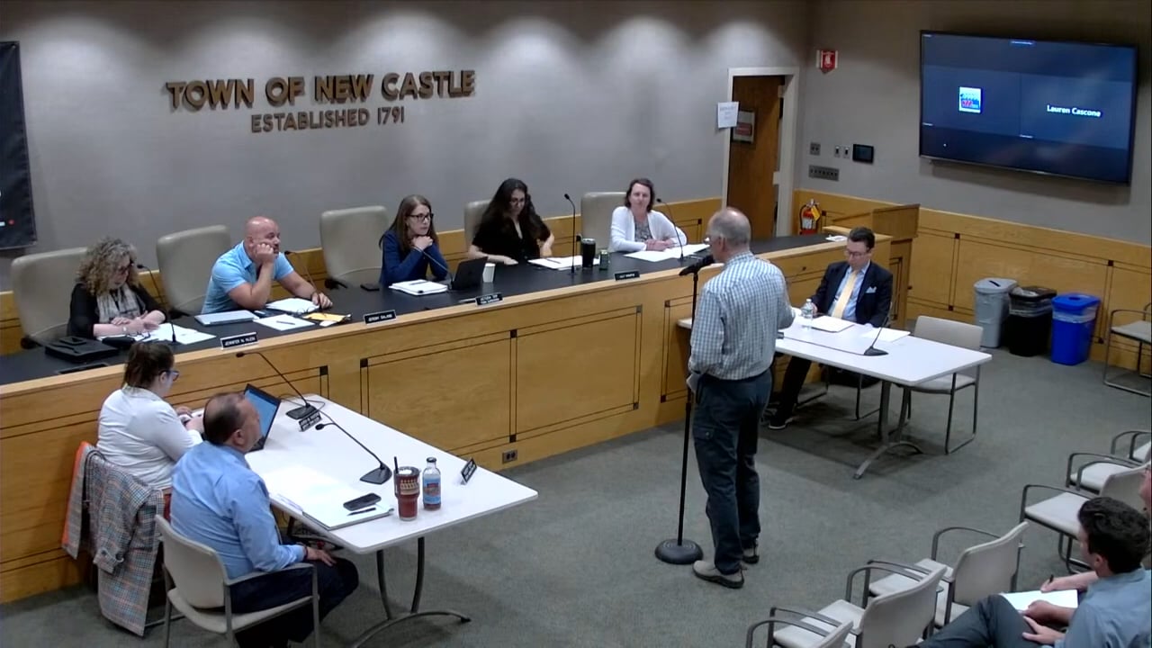 Town Board of New Castle Work Session & Meeting 4/22/25